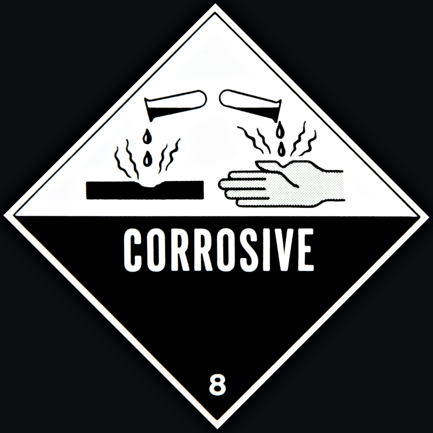 corrosive chemicals